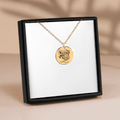 Dog Portrait Necklace — Laser Engraved Pendant